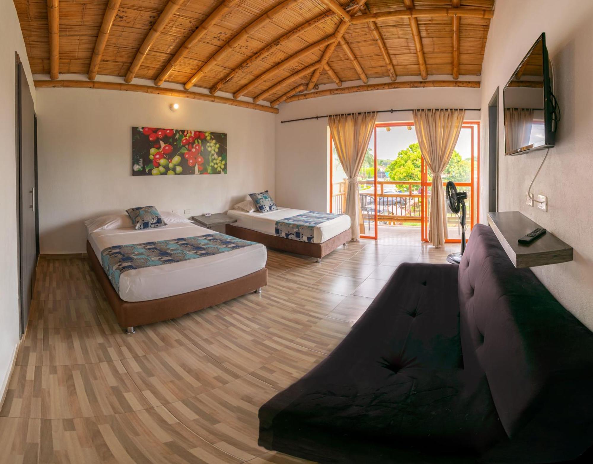 Hotel Campestre La Aldea Montenegro Bagian luar foto
